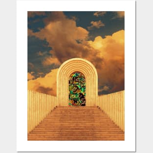 Portal Stairway Posters and Art